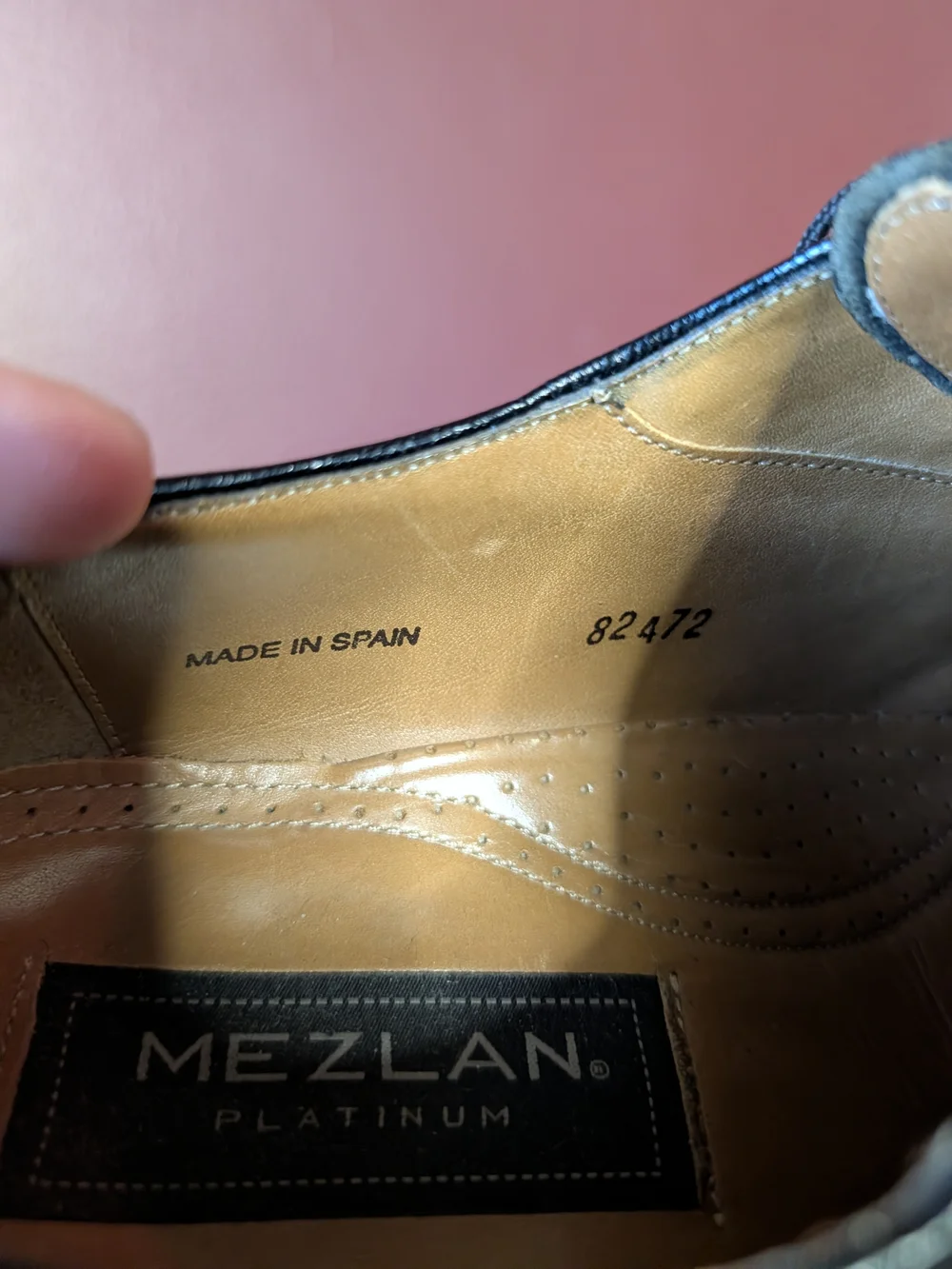 MEZLAN PLATINUM Ostrich & Alligator Exotic Leather Square Toe Derby Shoes Spain